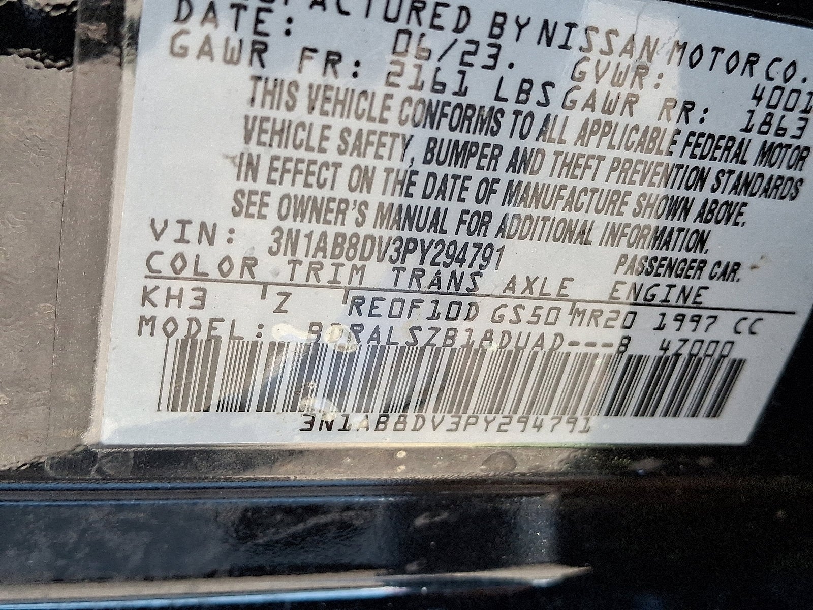 2023 Nissan Sentra SR