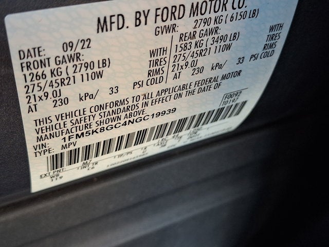 2022 Ford Explorer ST