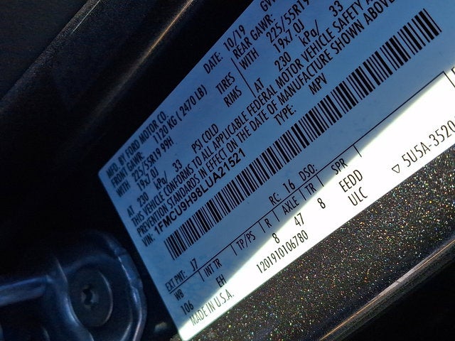 2020 Ford Escape SEL