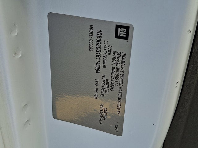 2011 Chevrolet Express Commercial Cutaway Work Van