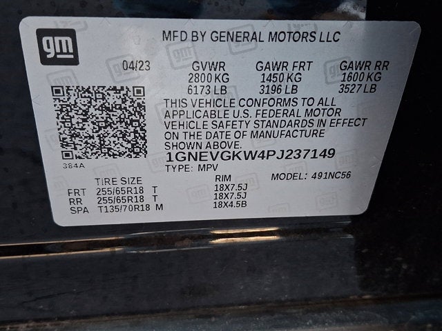 2023 Chevrolet Traverse LT Cloth