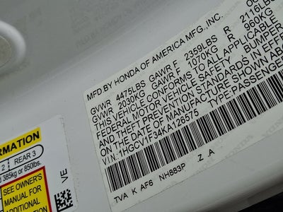 2019 Honda Accord Sedan Sport 1.5T