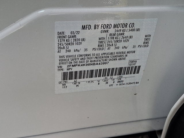 2022 Ford Edge Titanium