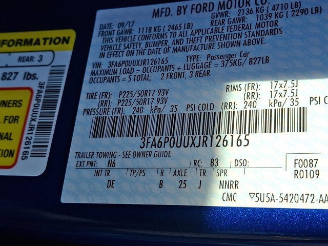 2018 Ford Fusion Hybrid S