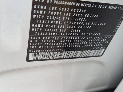 2022 Volkswagen Tiguan SE