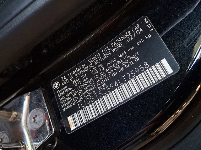 2004 BMW Z4 3.0i