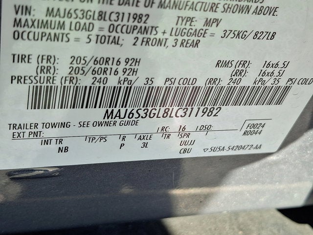 2020 Ford EcoSport SE